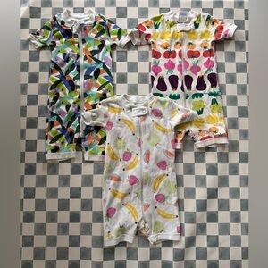 3-Piece Short Sleeve/Short PJ Bundle | 12–18 Months | Hanna Andersson + Quince